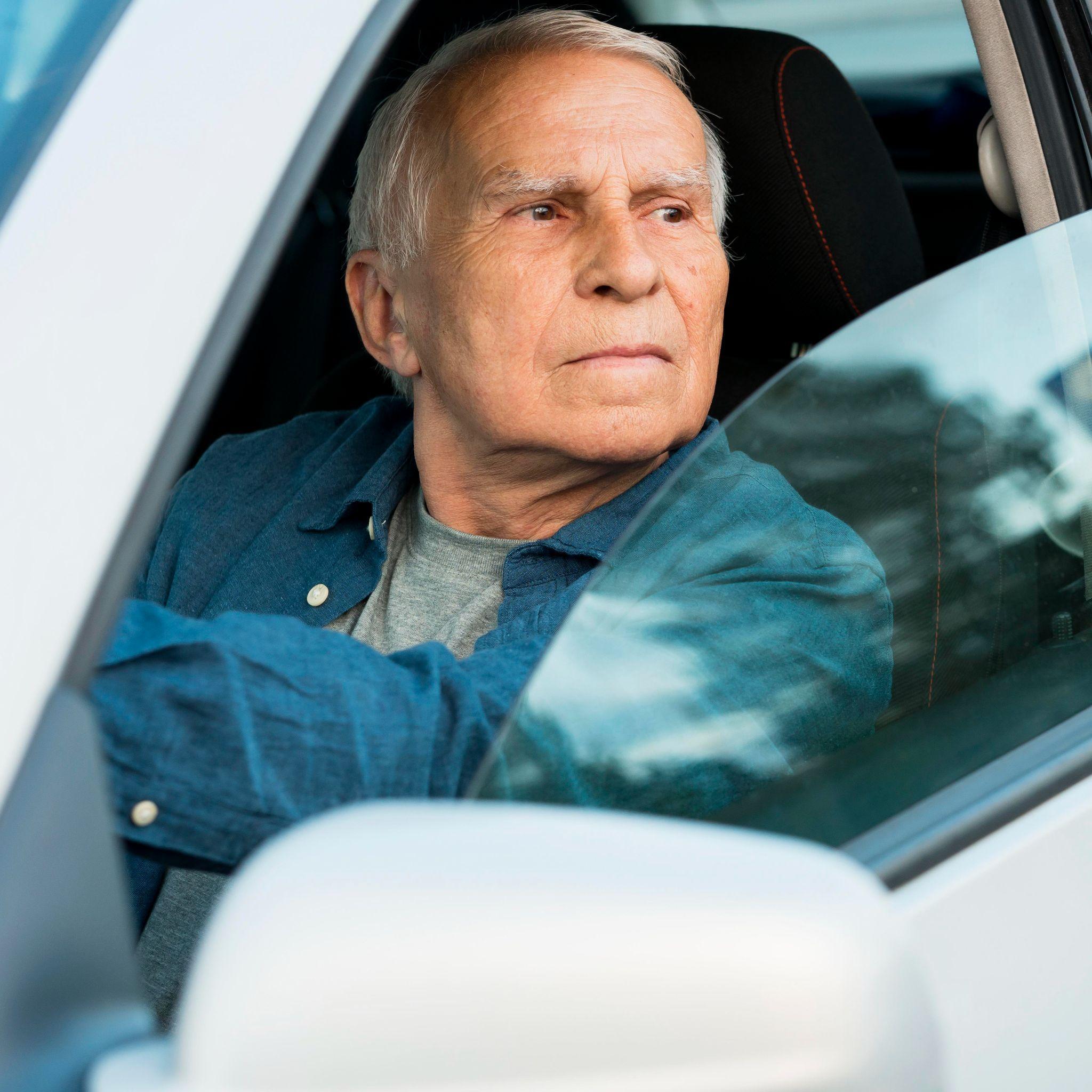 Old Man in the Car